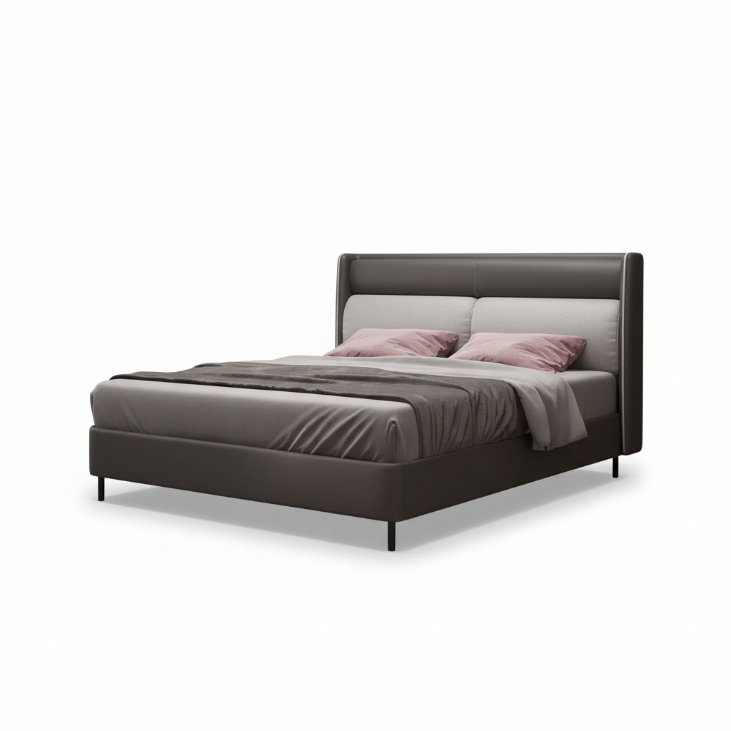 Design Bett Betten 180 x 200cm Dubai Doppel Hotel Holz Schlafzimmer Luxus Bett