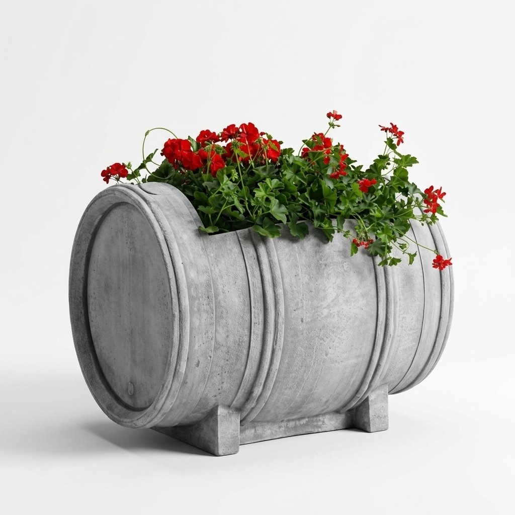 Design Blumentopf Top Planz Kübel Gefäß Töpfe Figur Gesicht Skulptur