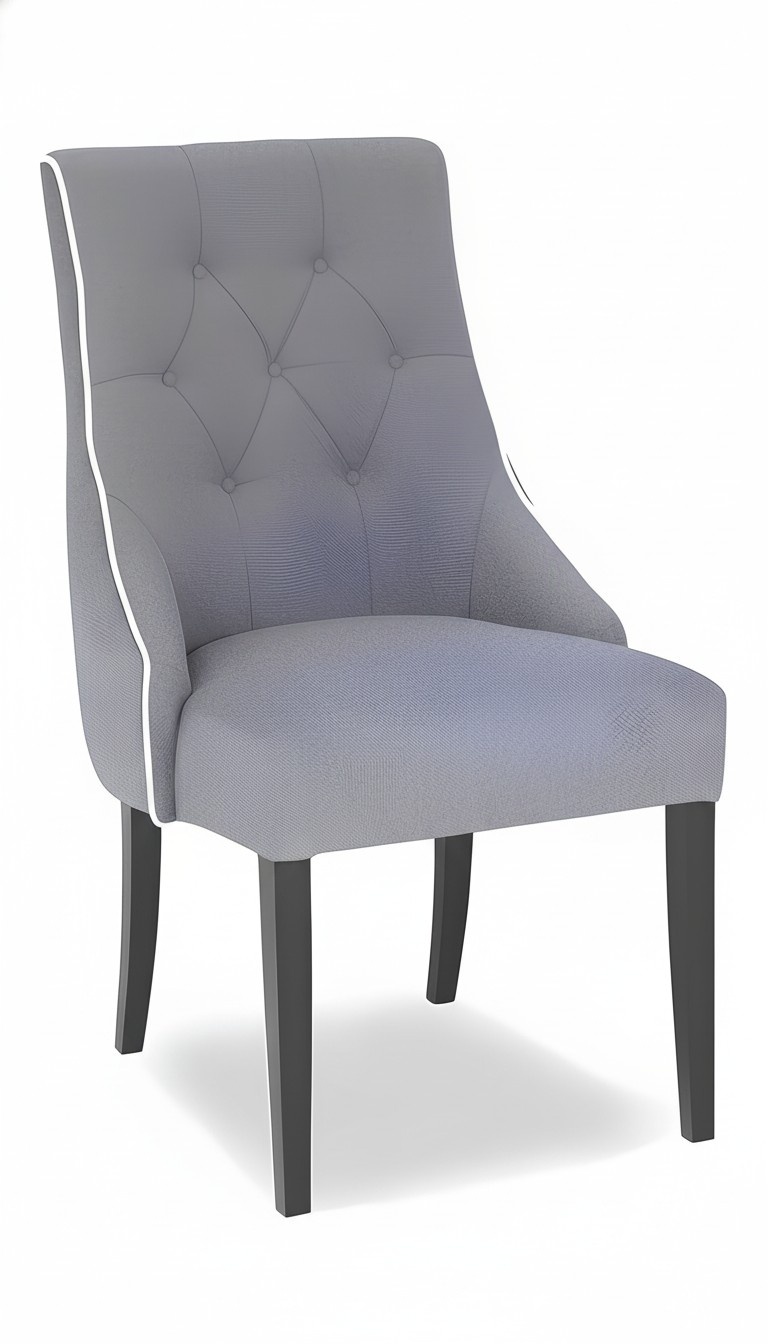 Design Chesterfield Stuhl Set Lehn Polster Sessel Gruppe 4x Neu Stühle