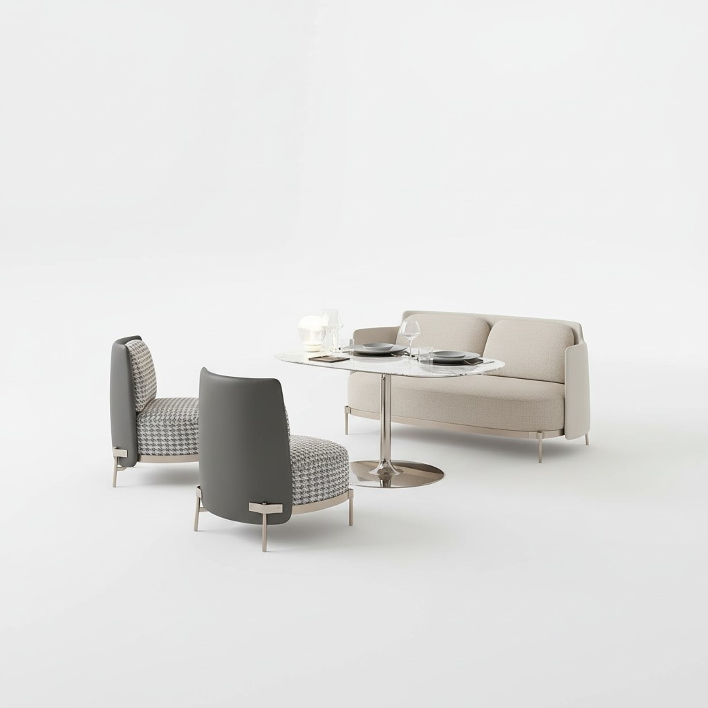 Design Couch Polster Garnitur Sofa Garnituren 3+2+2 Chesterfield Textil Sitz Neu