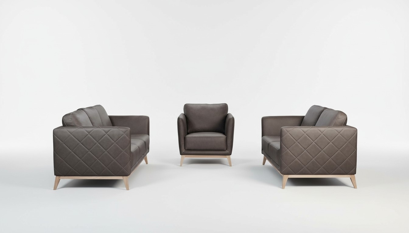 Design Couch Polster Sitz Garnitur Sofa Garnituren Textil Neu 2+1 Sitzer