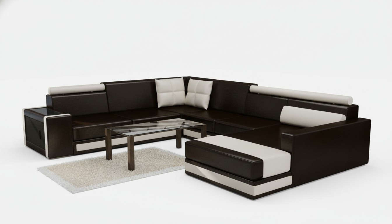 Sofa Ledersofa Sofas Couchen Poster Garnitur Design Ecksofa Wohnlandschaft Couch