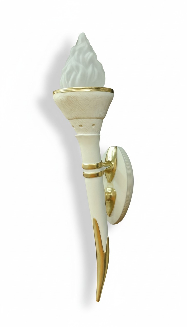 Design Fackel Wandleuchte Leuchten Wand Lampe Lampen Leuchten Fackel Klassische