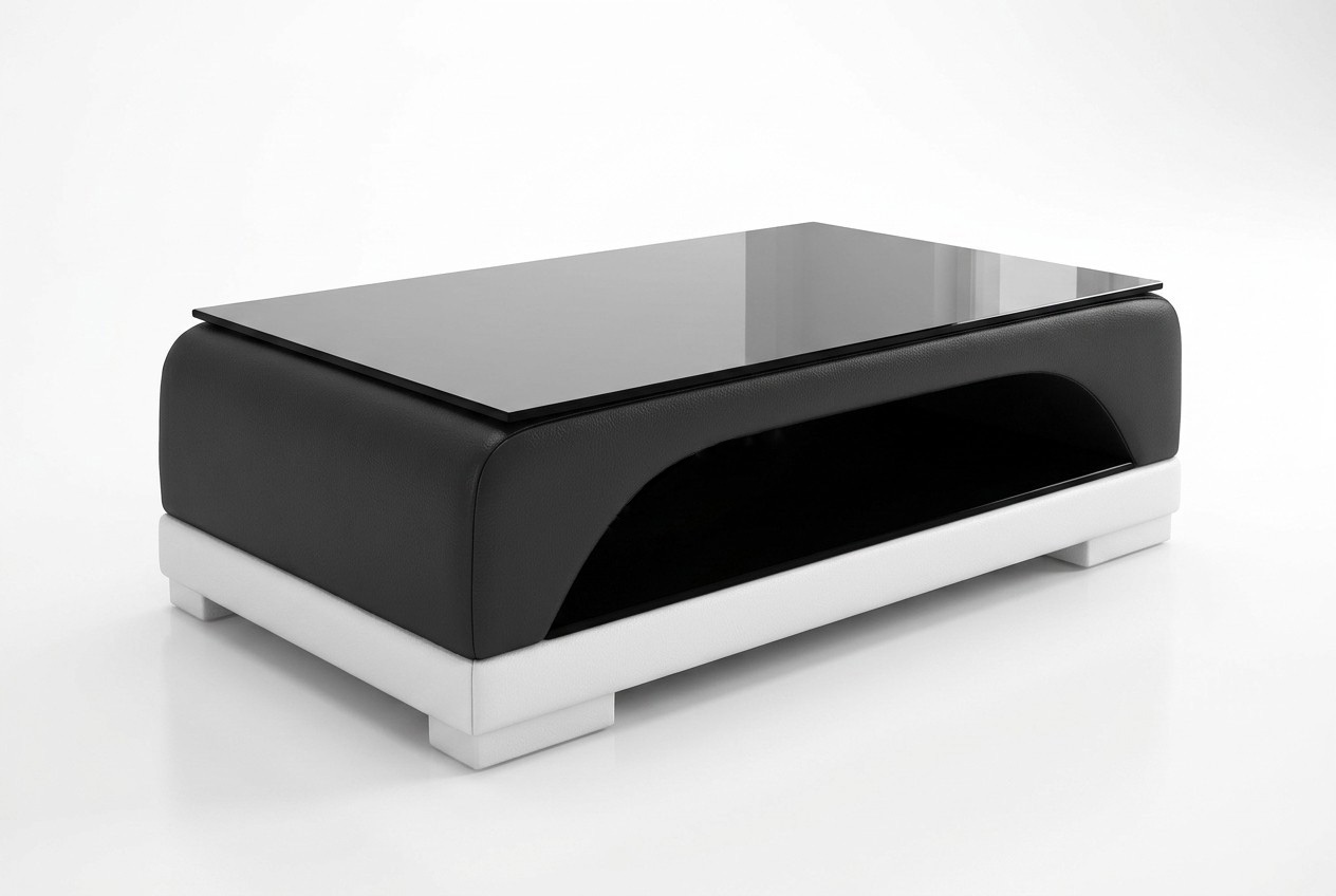 Design Glastisch Leder Couch Tisch Tische Glas Sofa Wohnzimmertische