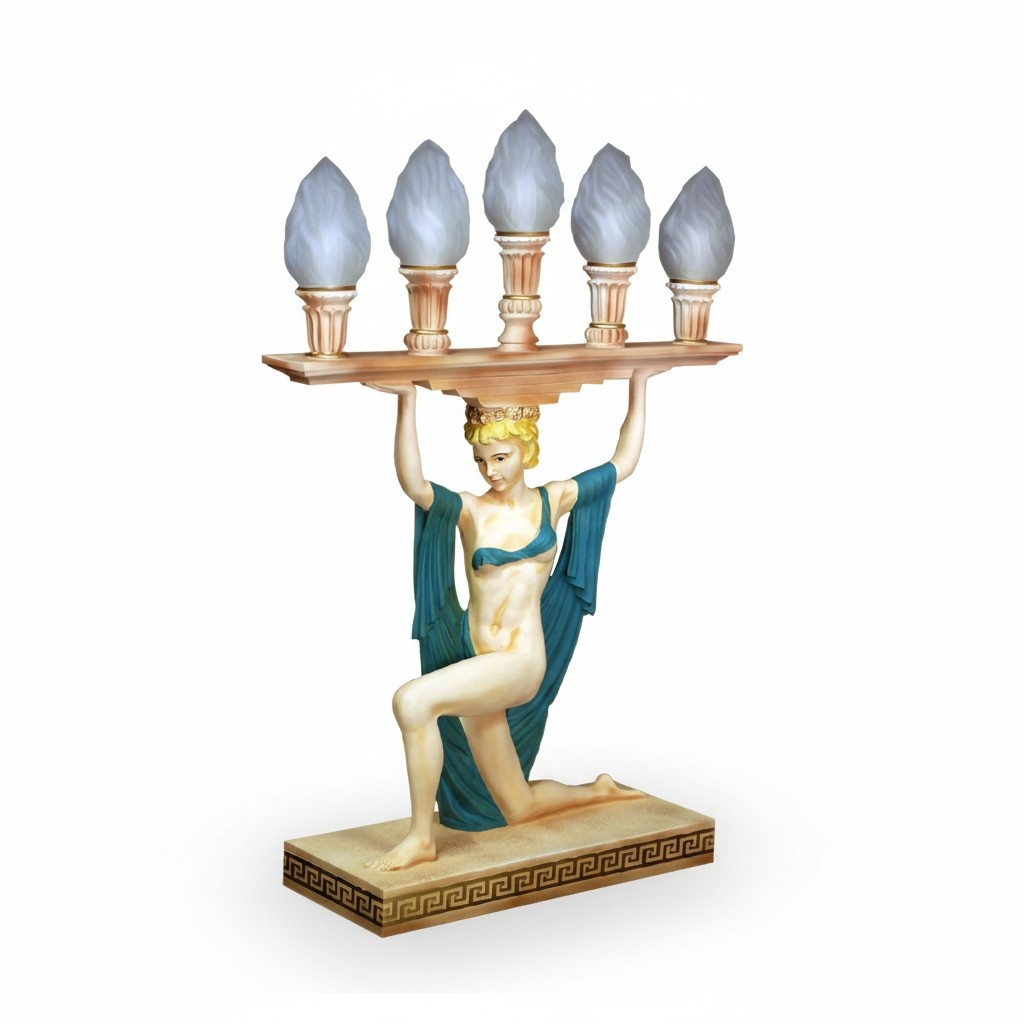 Design Griechische Tischlampe Lampe Leuchte Lampen Dekolampe