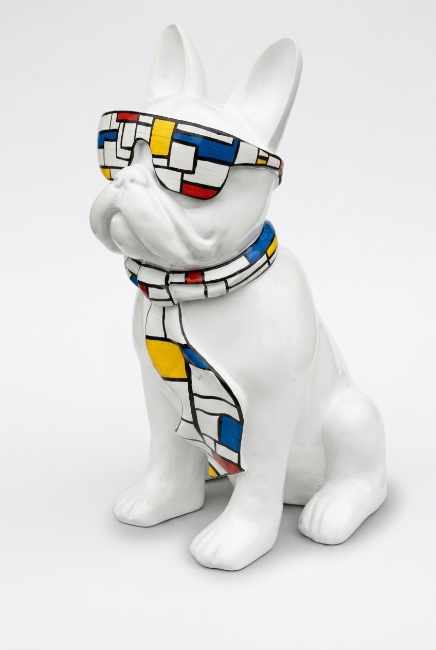 Design Hund Figur Statue Skulptur Figuren Skulpturen Dekoration Deko Neu