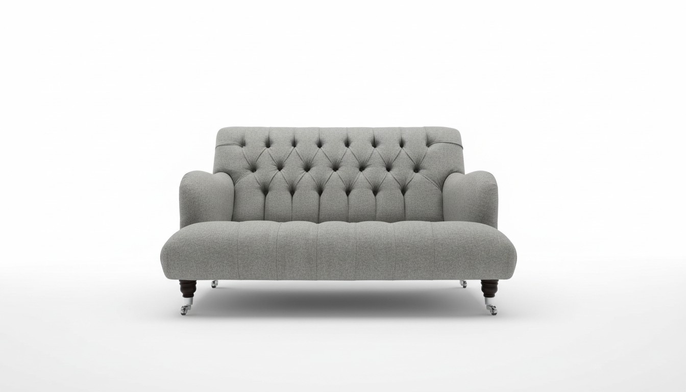 Design Klassische Textil Sofa 2 Sitzer Couch Polster Luxus Sofas Chesterfield