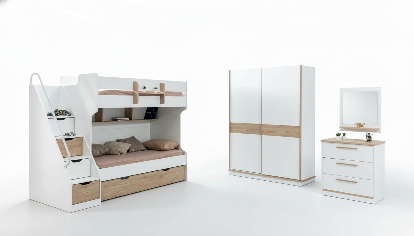 Design Kleiderschrank Schwebetüren Schlafzimmer Schränke Weiß Braun