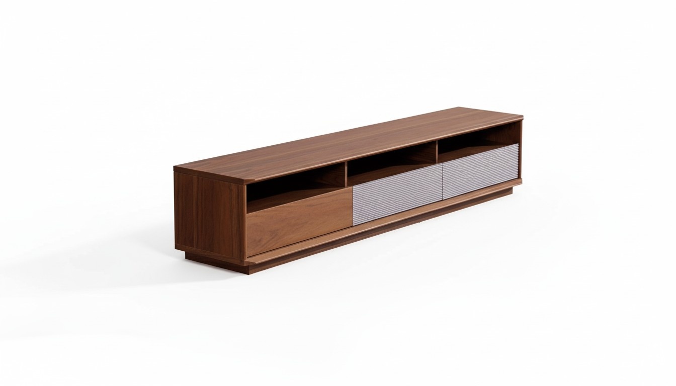 Design Kommode Anrichte Side Lowboard Schrank Regal Luxus Beleuchtet