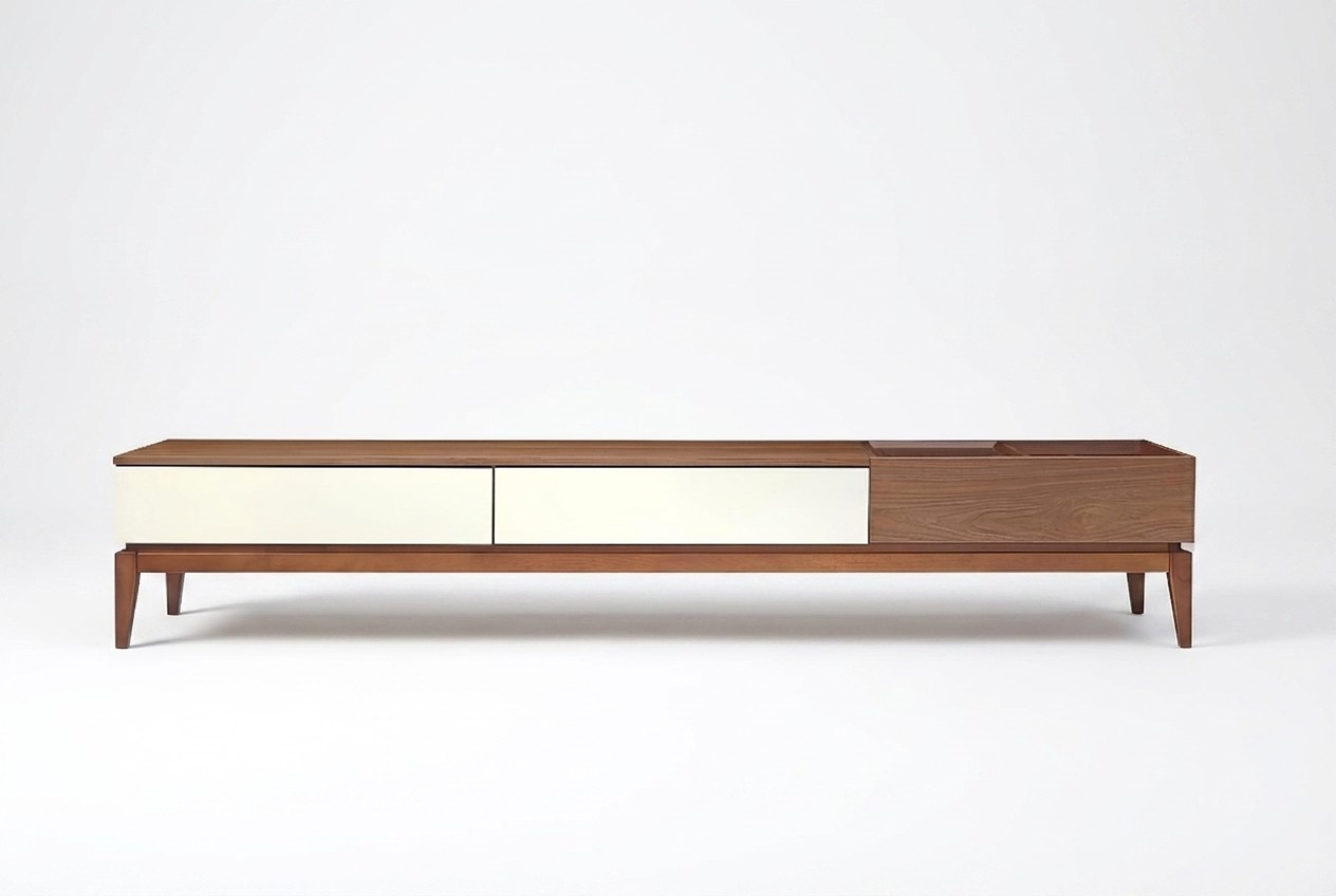 Design Kommode Anrichte Side Low Board Schrank Wohn Zimmer Regal