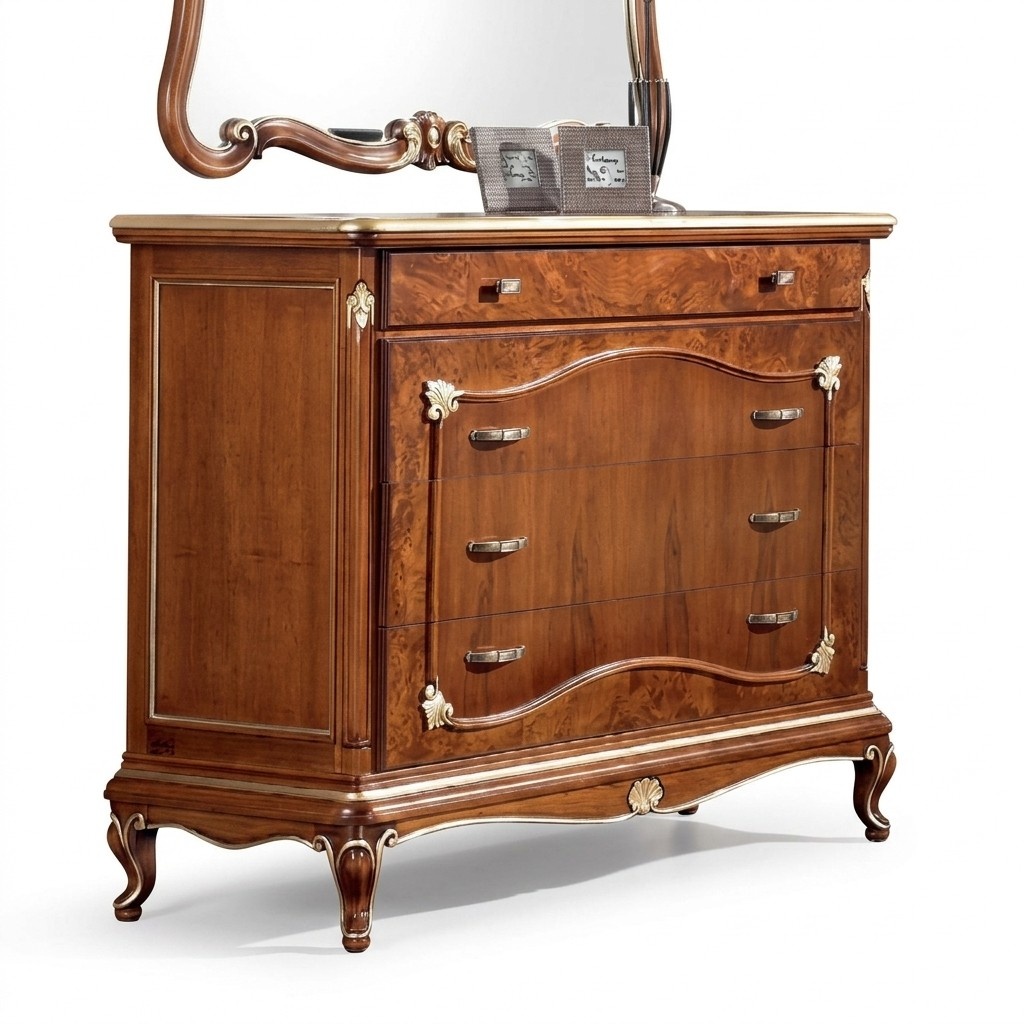 Design Kommode Möbel Sideboard Klassische Einrichtung Schlafzimmer Schrank