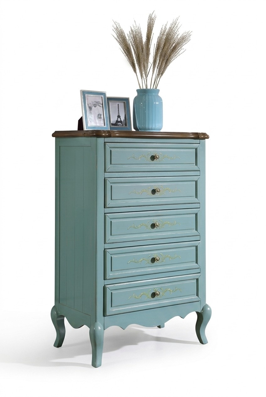 Design Kommode Schrank Highboard Amerikanisch Stil Wohnzimmer Kommoden Neu
