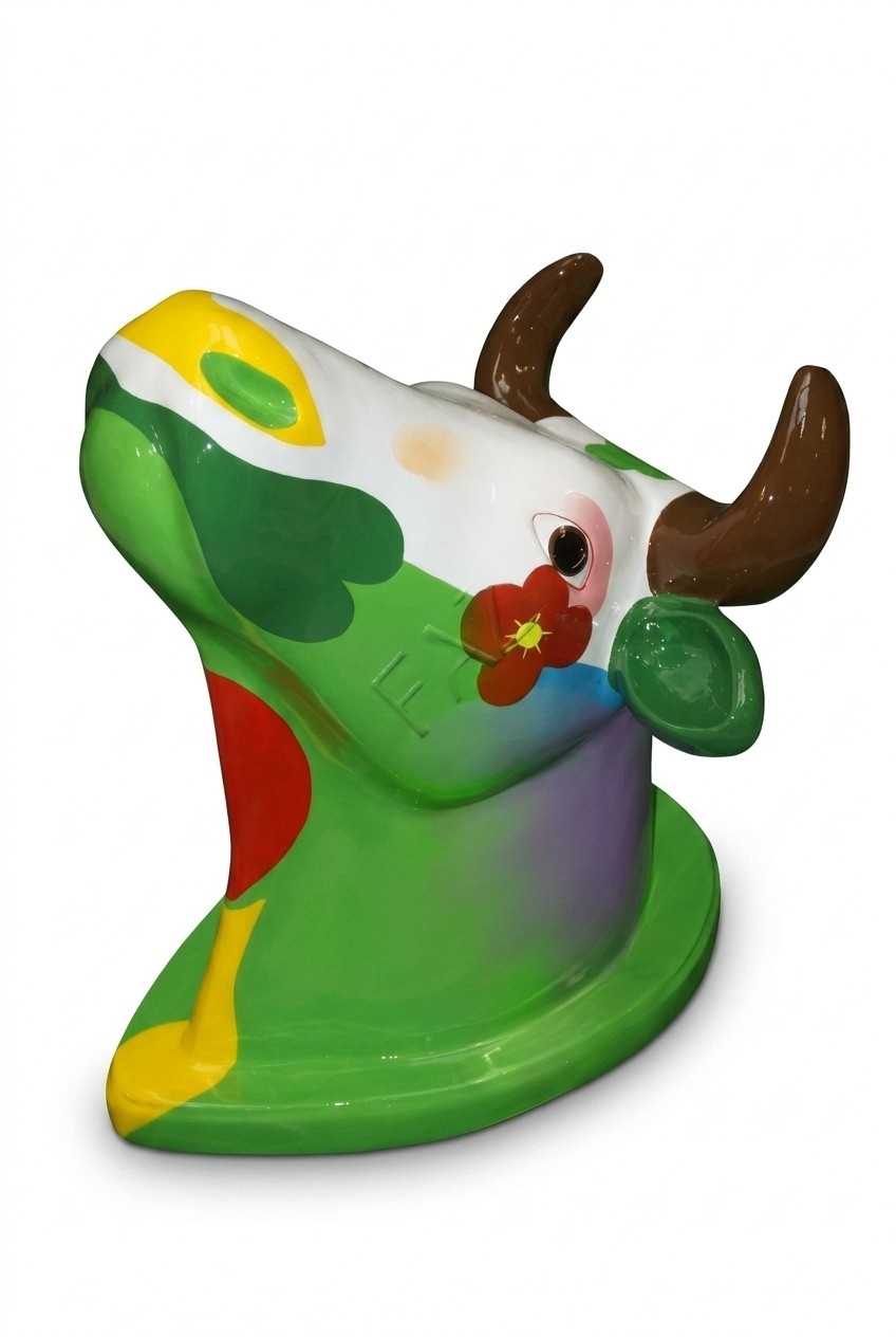 Design Kuh Figur Statue Skulptur Figuren Skulpturen Dekoration Deko Büste