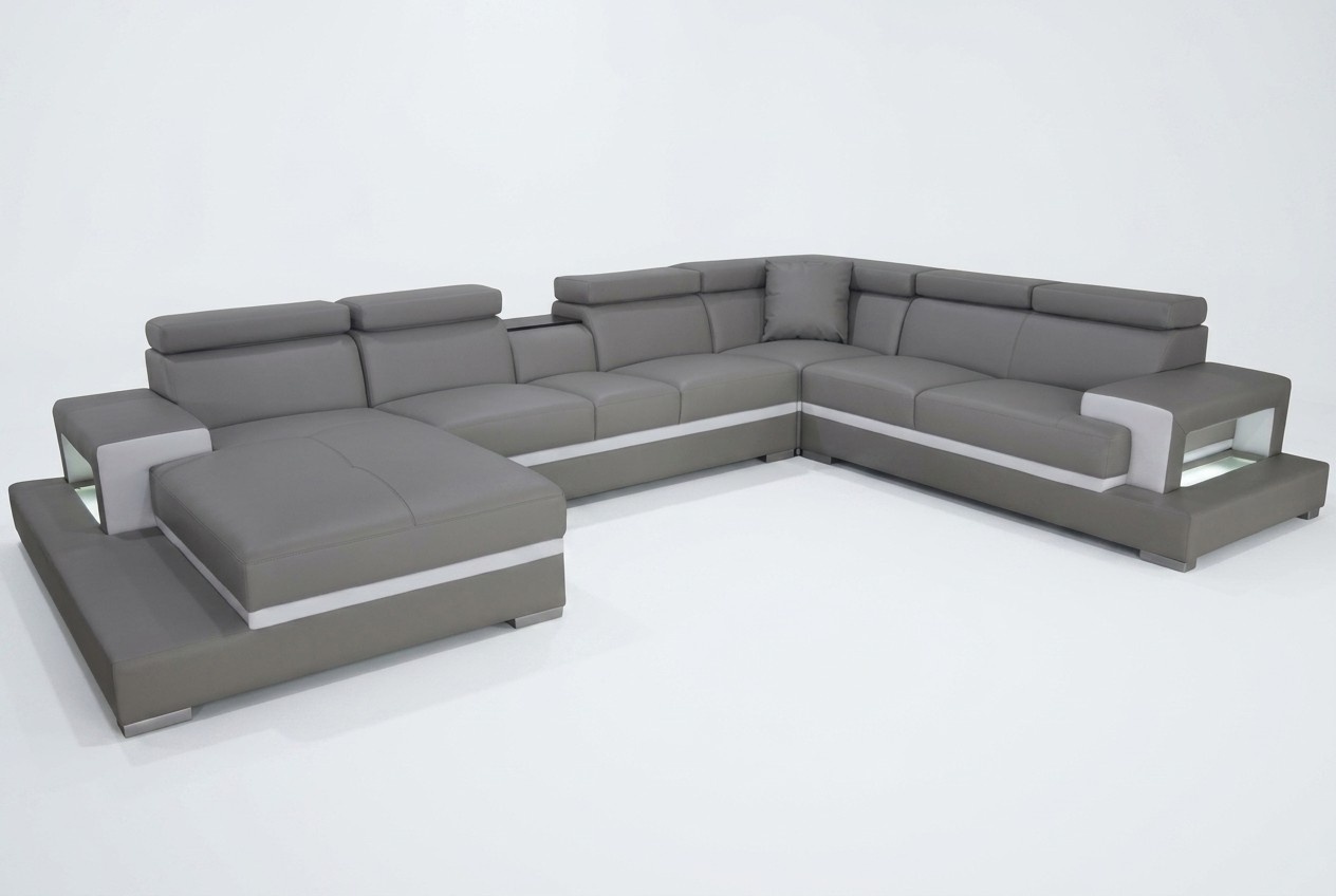 Design Leder Polster Sitz Zimmer Wohn Sofa Eck Sofas Couch Designer