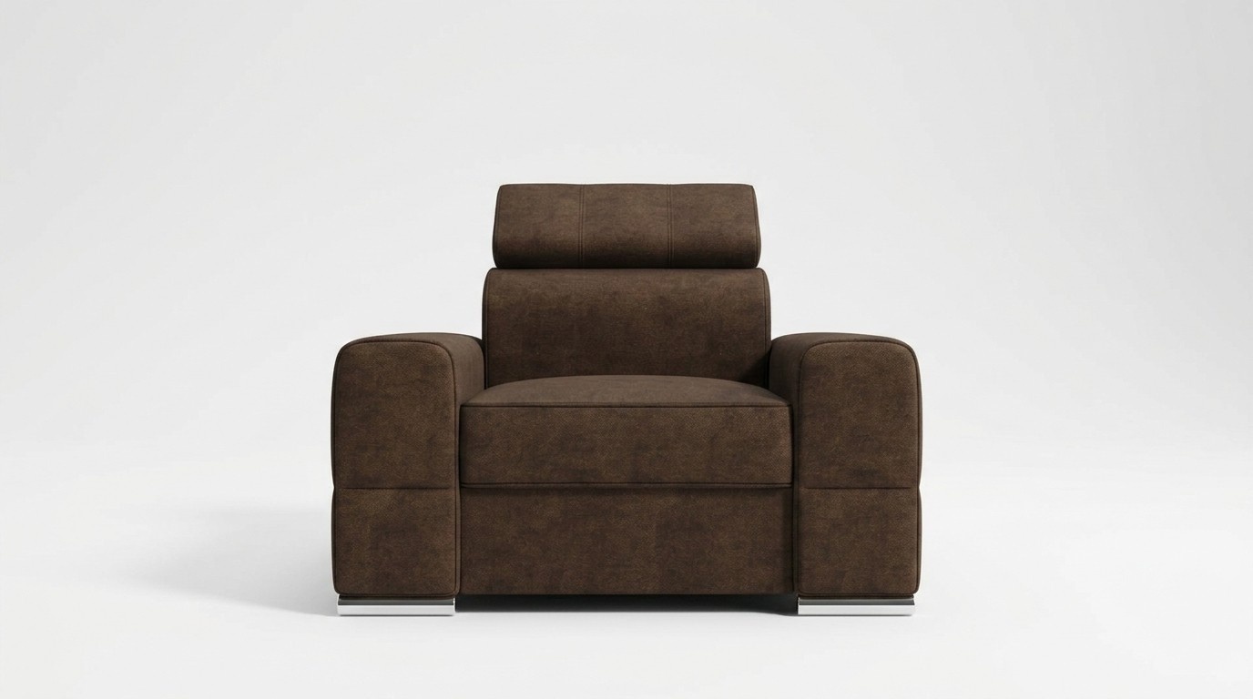 Design Luxus Chair Sessel Sofa 1 Sitzer Fernseh Lounge Chaise Sofa Leder Textil