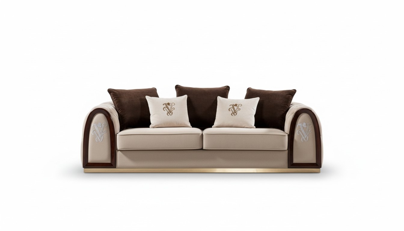 Design Luxus Sofa Sitz Polster Couch xxl Big 4+3 Sitzer Garnituren Chesterfield