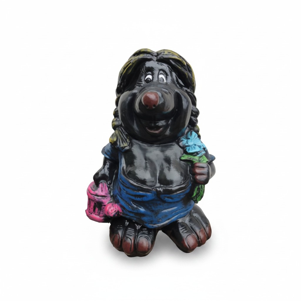 Design Maulwurf Fräulein Farten Deko Figur Statue Skulptur Figur Dekoration