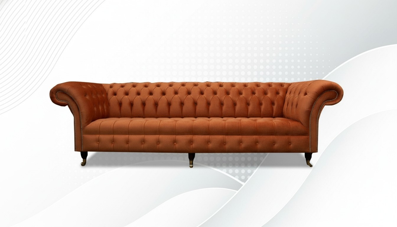 Design Moderne Viersitzer Couch Polster Sofa 4er Sitz Möbel Big Sofas Neu Sofas
