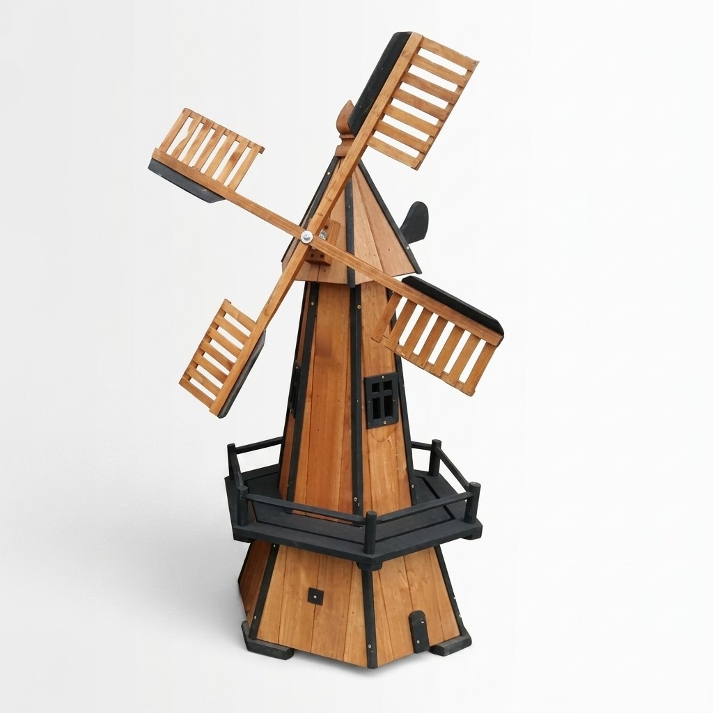 Design Mühle Figur Statue Skulptur Höhe 127cm Statuen Figuren Dekoration