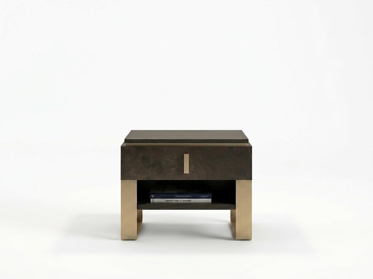 Design Nacht Tisch Konsole Metall Glanz Tische Konsolen Schlaf Zimmer