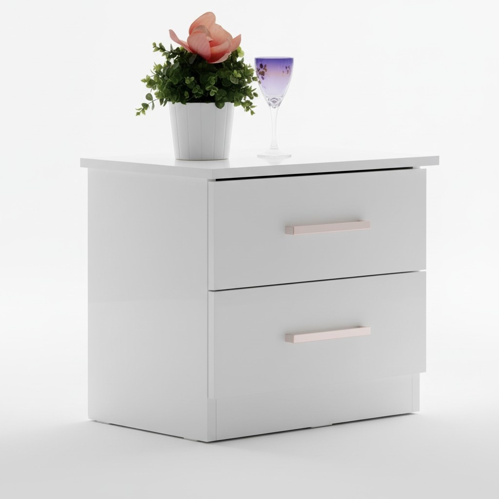 Design Nacht Tisch Konsole Metall Glanz Tische Konsolen Schlaf Zimmer Beistell