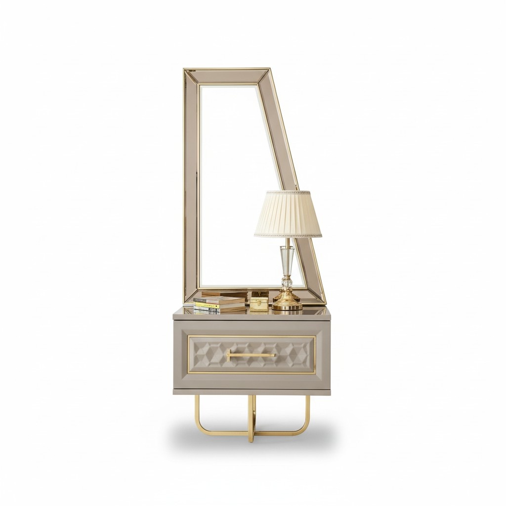 Design Nachttisch Konsole Beistell Tische Schlaf Zimmer Holz Luxus Konsolen Neu