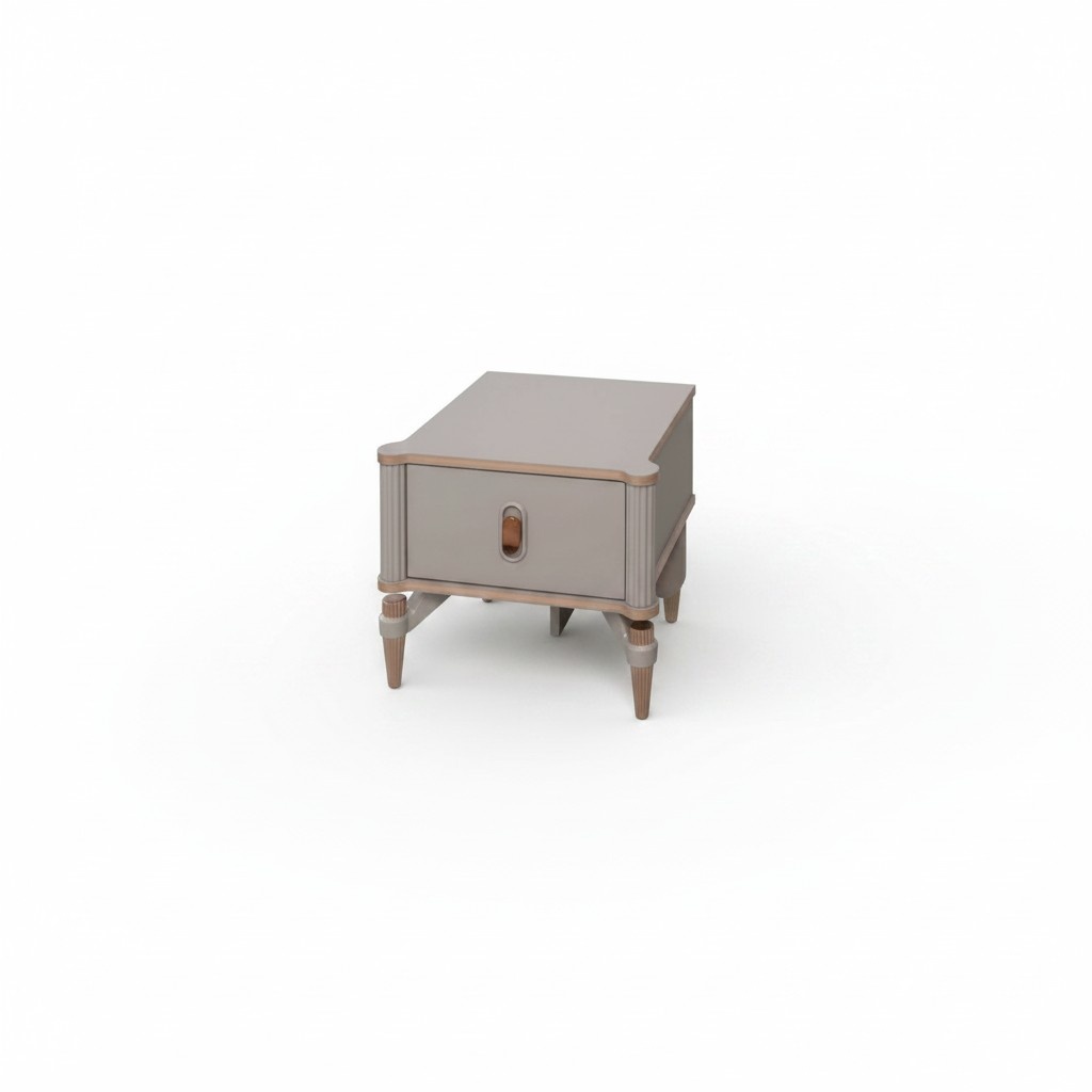 Design Nachttisch Nachtkosolen Konsolen Holz Modern Beige Mädchen