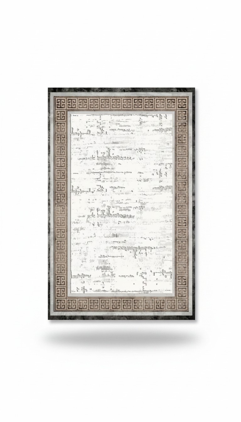 Design Orientte Teppiche Abstrakt Teppich Wohnzimmer Braun 160x230cm