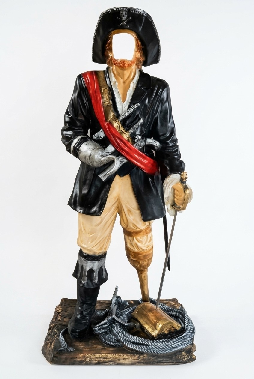 Design Pirat Figur Garten Statue Skulptur Figuren Skulpturen Dekoration