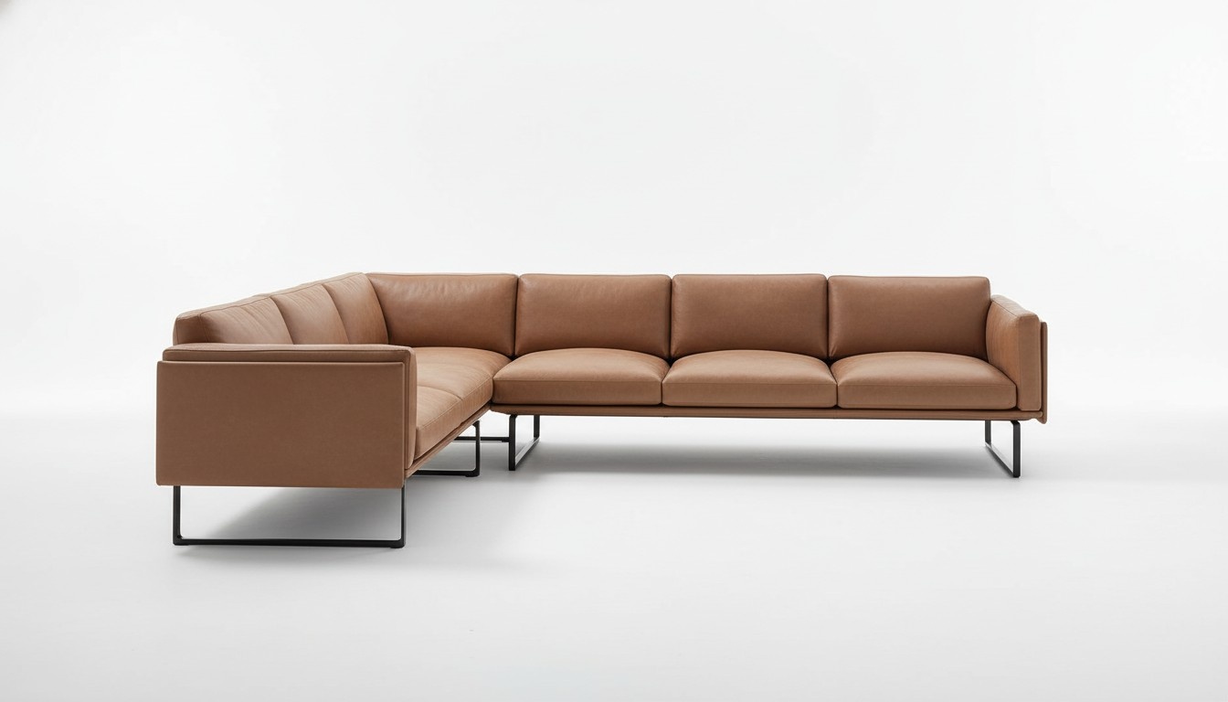 Design Polster Ecksofa Couch Sofa Eck Garnitur Wohnlandschaft Leder Neu