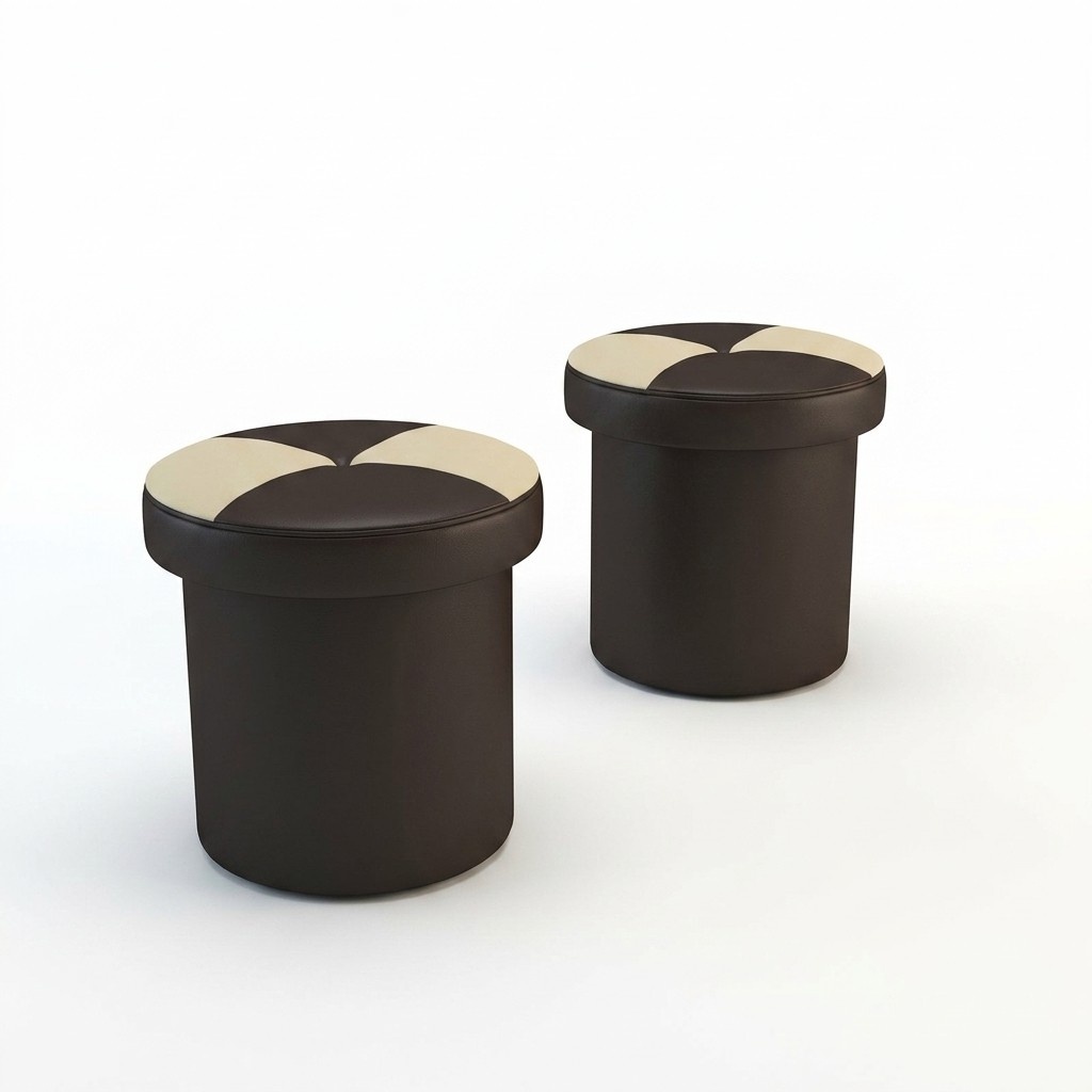 DESIGN POLSTER HOCKER FUSSHOCKER OTTOMANE SITZ CHAISE GEPOLSTERT PUFA FT008