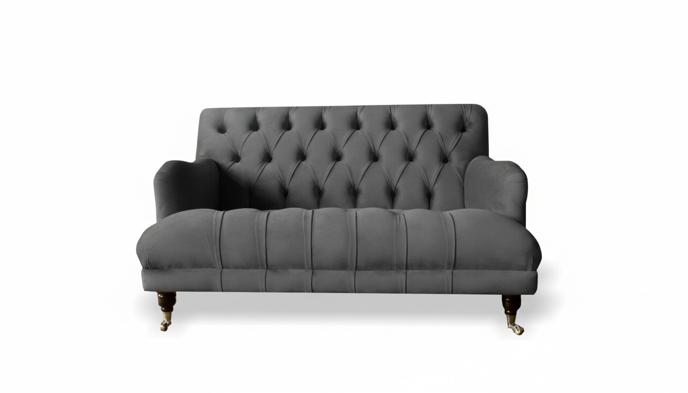 Sitz Design Polster Couch 2 Sitzer Zweisitzer Sofa Sofas Couchen Textil Stoff