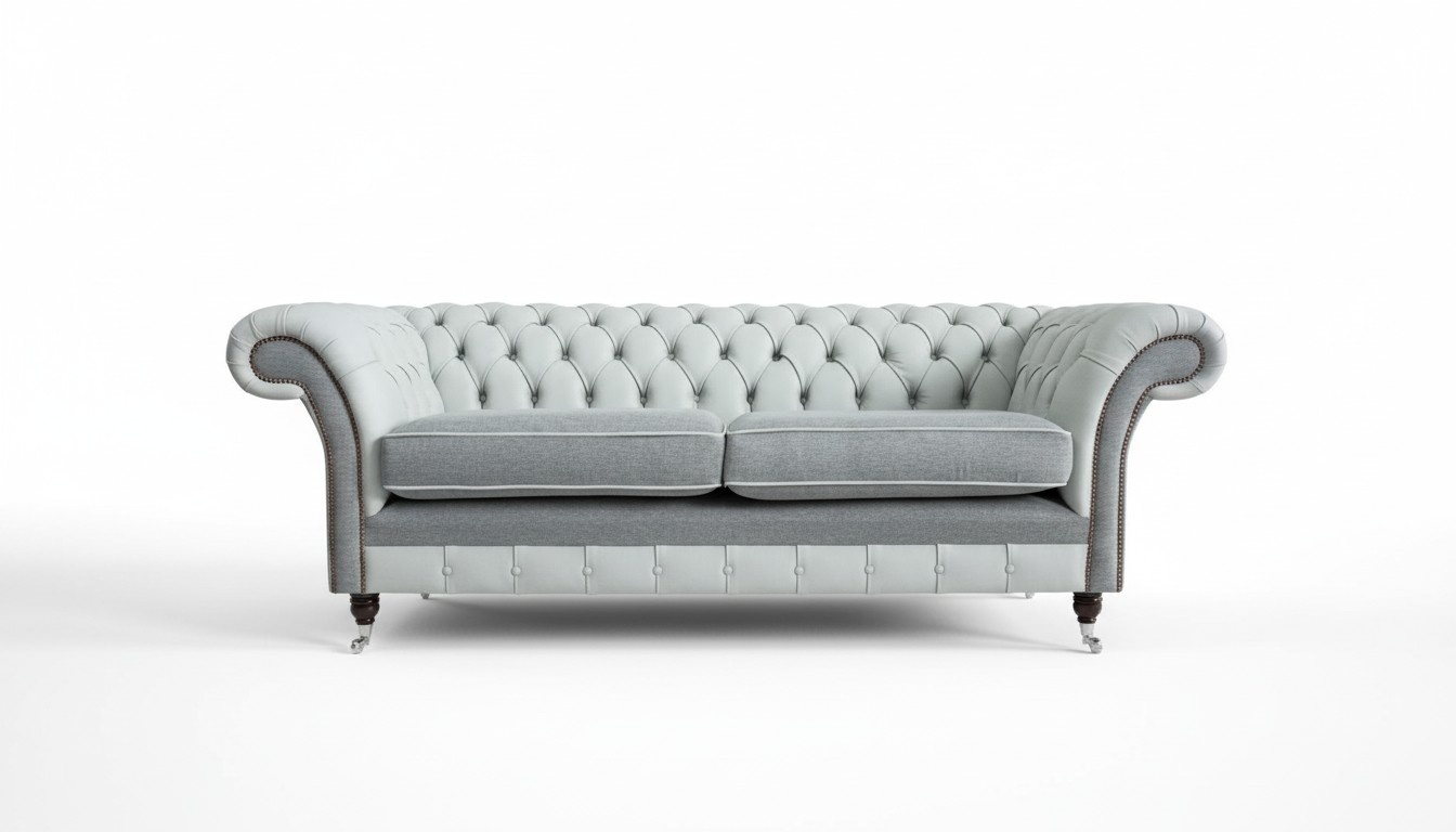 Design Polster Sofa 3 Sitzer Couch Luxus Klassische Textil Sofas Chesterfield