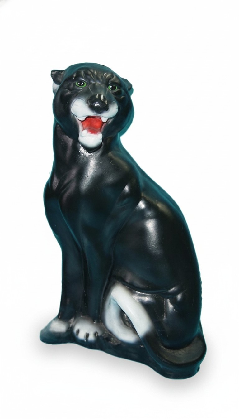 Design Puma Figur Statue Skulptur Figuren Neu Skulpturen Garten Dekoration