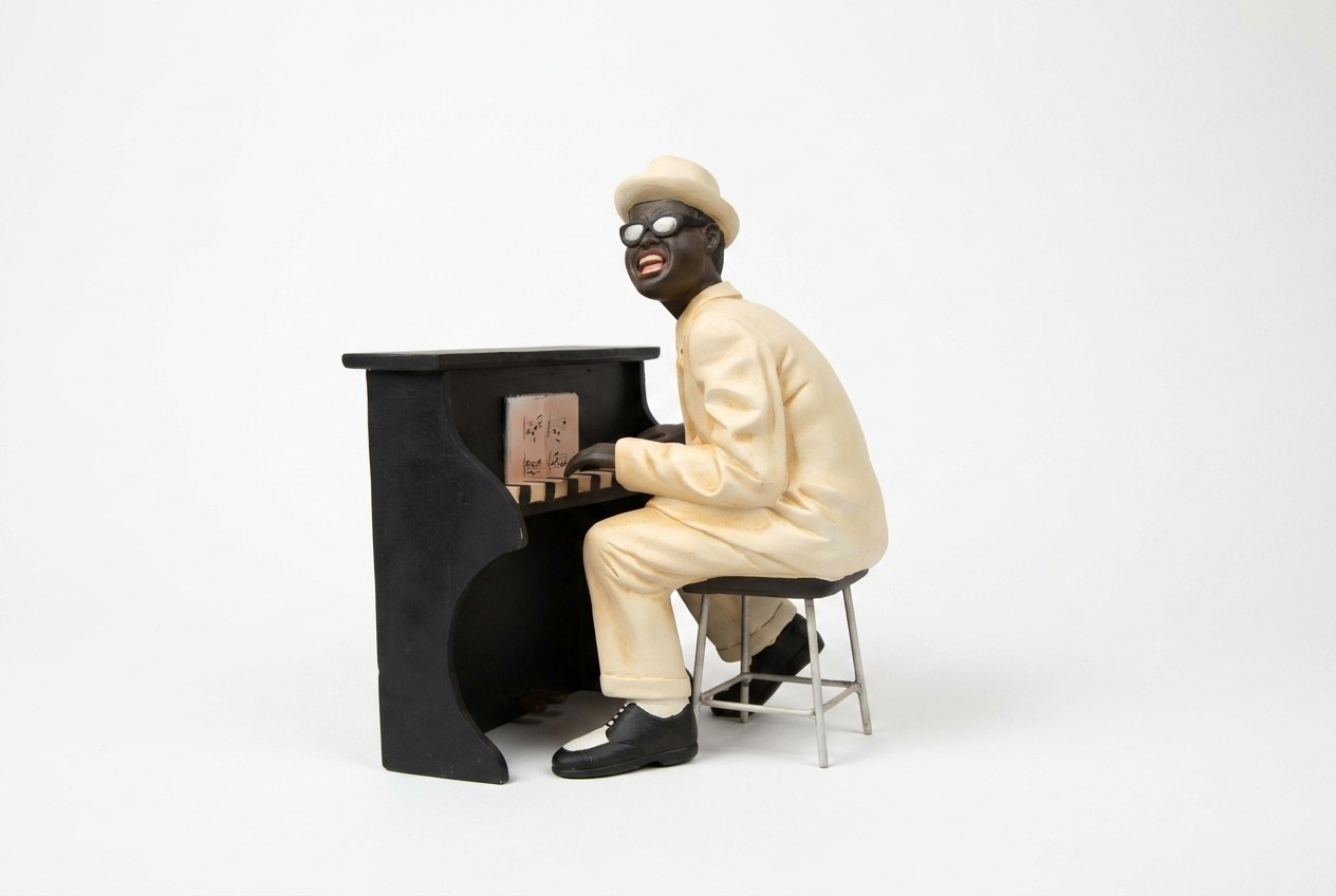 Design Ray Charles Figur Statue Skulptur Figuren Skulpturen Dekoration