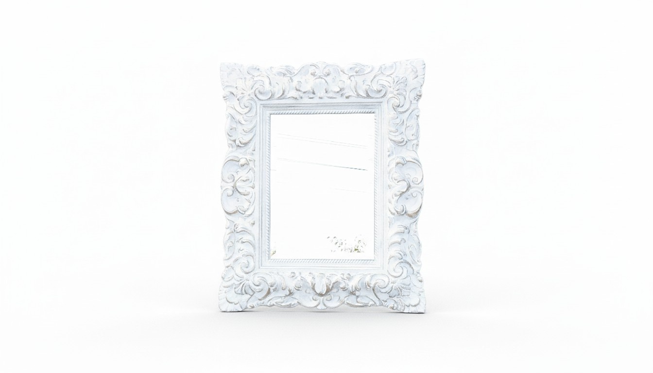 Design Rechteckiger Spiegel Deko Spiegel Wand Antik Still Dekoration 6603