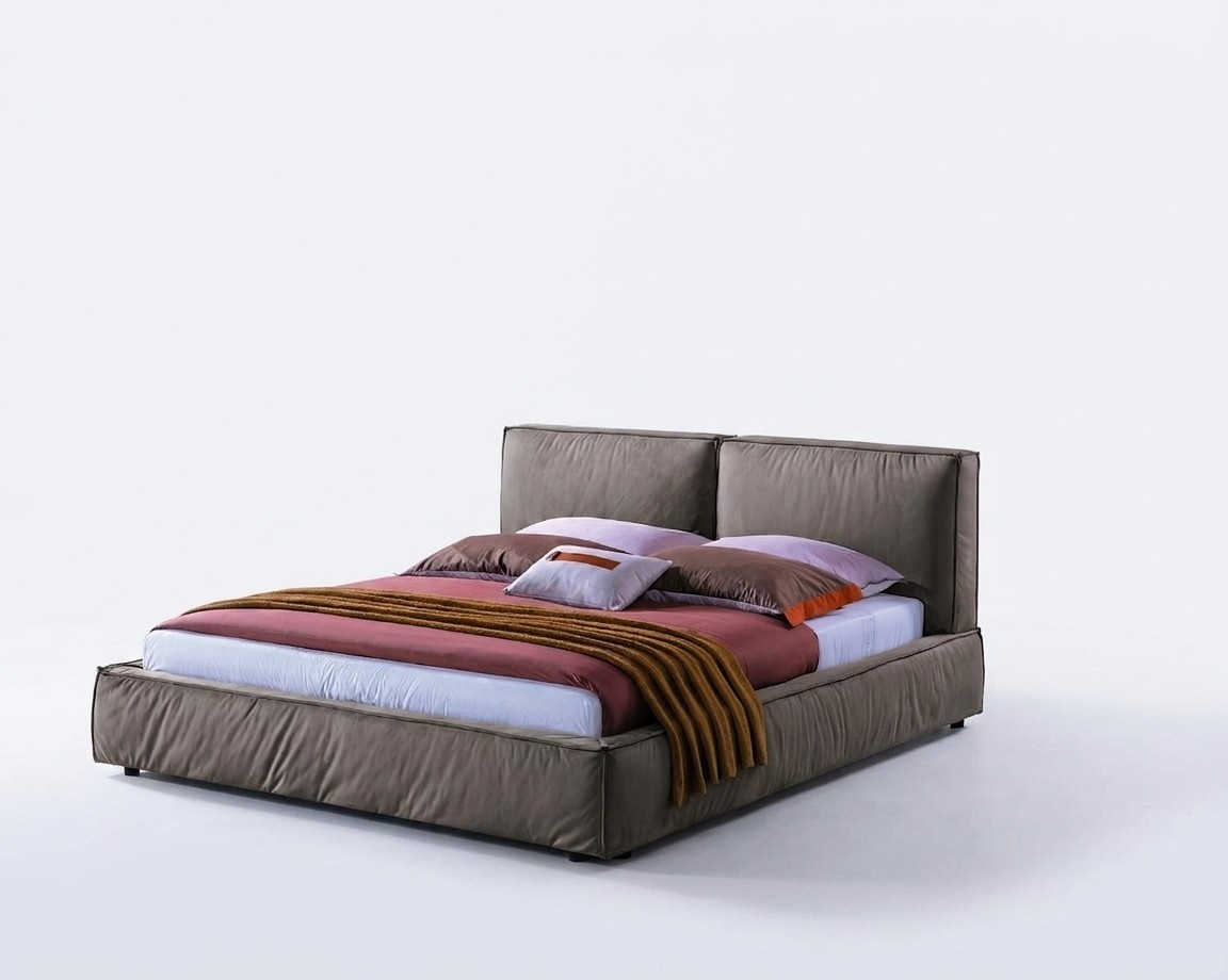 Design Schlafzimmer Bett Luxus Betten Holz Doppel Ehe Polster Möbel 180x200cm.