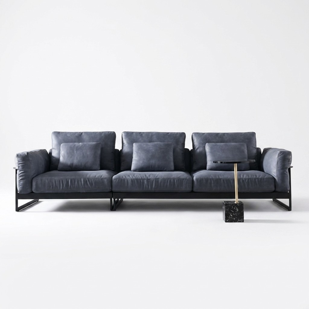 Design Sofa 3 Sitzer Wohnzimmer Couch Couchen Polster Sofas XXL Dreisitzer Neu