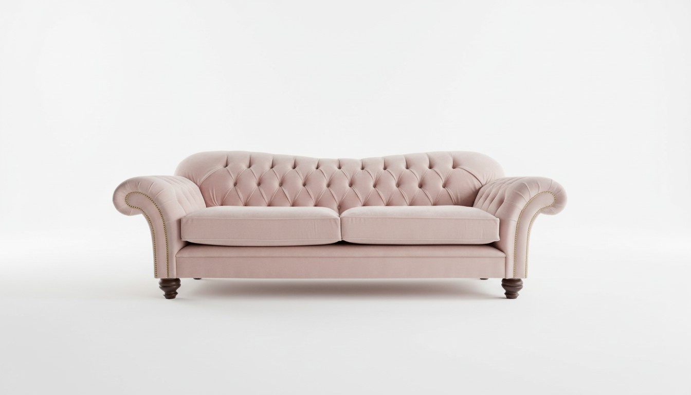 Design Sofa 3 Sitzer Couch Chesterfield Polster Sitz Garnitur Leder Textil