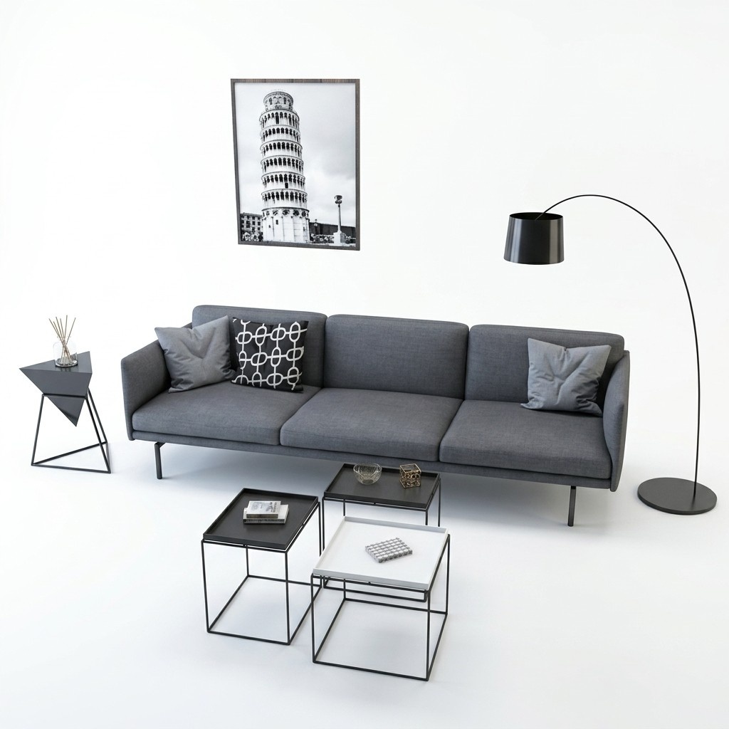 Design Sofa 4 Sitzer Wohnzimmer Couch Couchen Polster Sofas Neu XXL