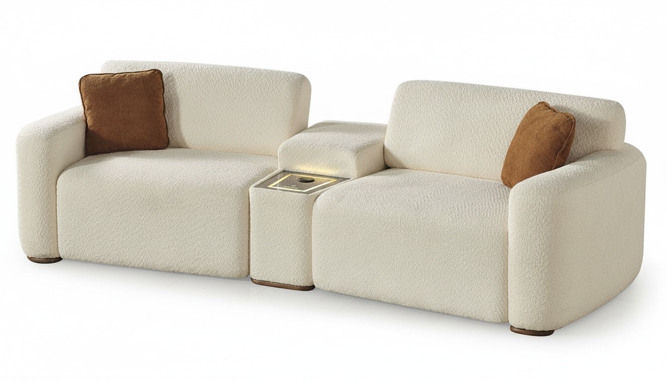 Design Sofa 4 Sitzer Luxus Wohnzimmer Polstermöbel Einrichtung Moderne Textil