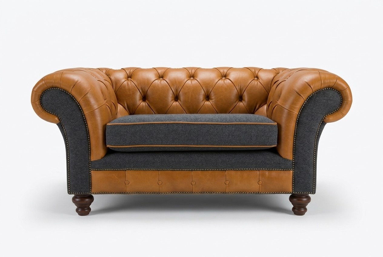 Design Sofa Couch Polster Chesterfield Sitzmöbel Textil Stoff Leder Couchen Neu