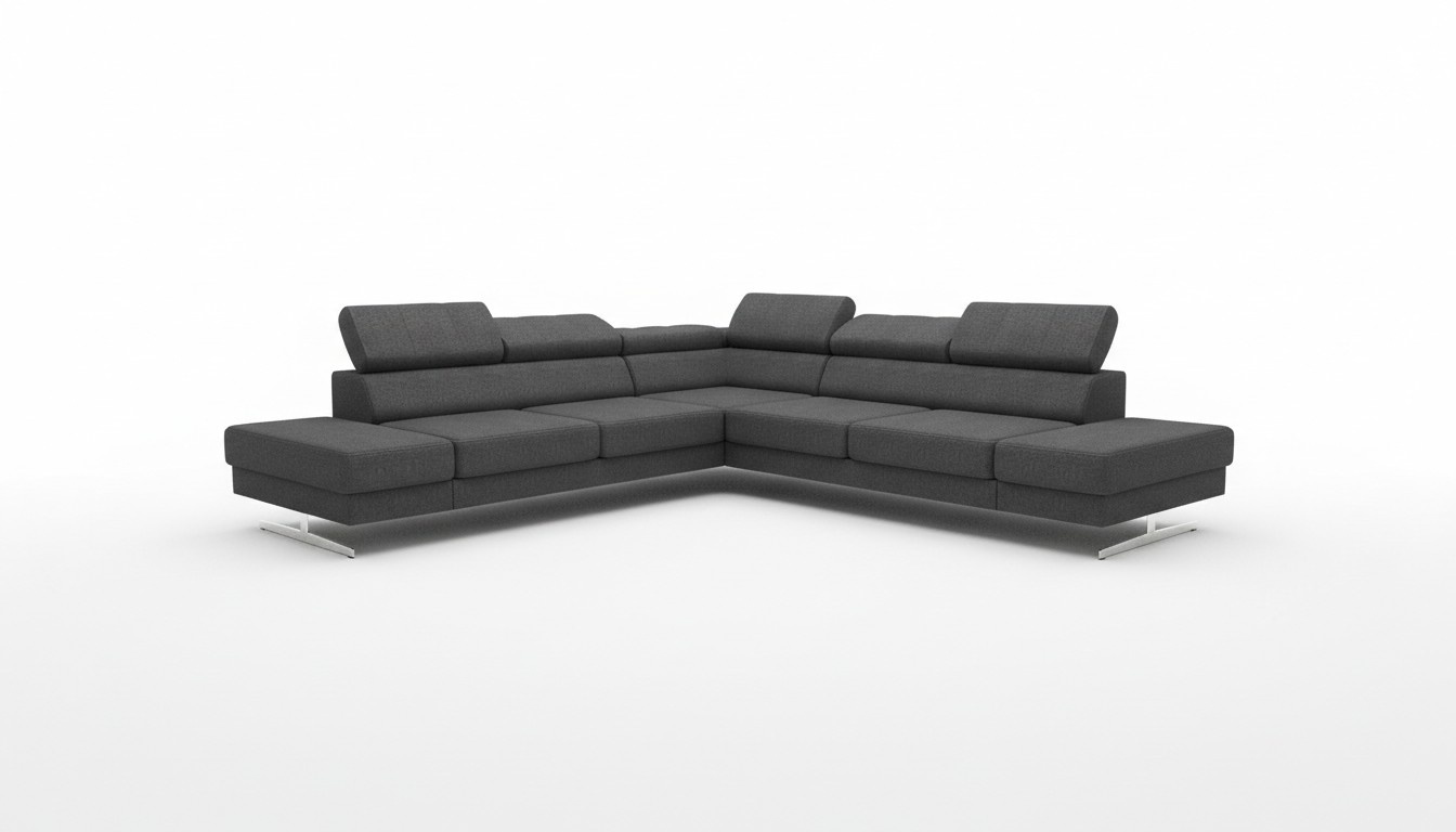 Design Sofa Couch Polsterung Wohnzimmer L-Form Modern Elegant Wohnlandschaft Neu