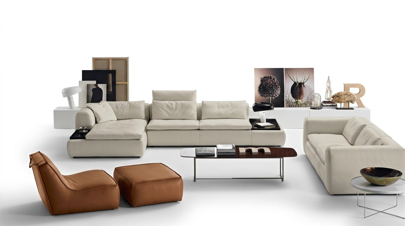 Design Sofa L Form Polster Couch Wohnzimmer Ecksofa Leder Luxus Möbel