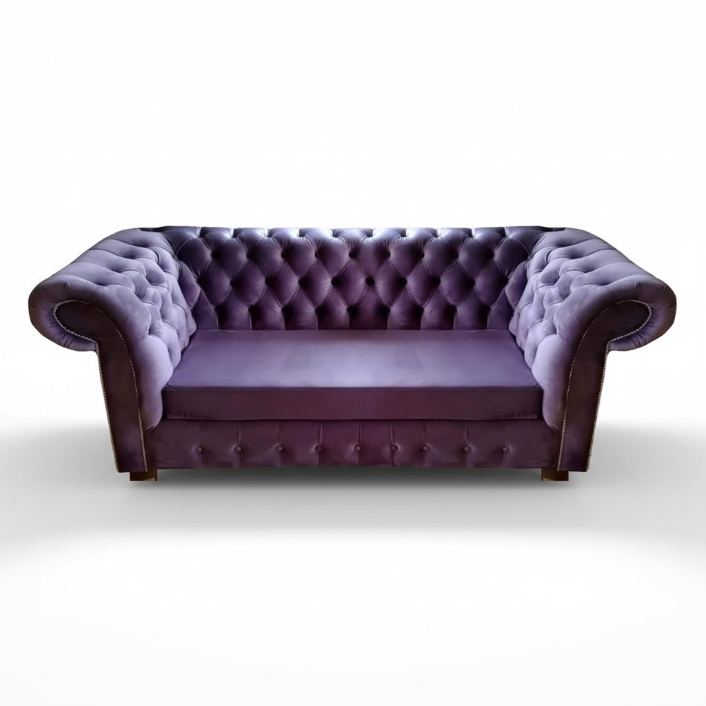 Design Sofa Zweisitzer Couch Wohnzimmer Einrichtung Polstermöbel Chesterfield
