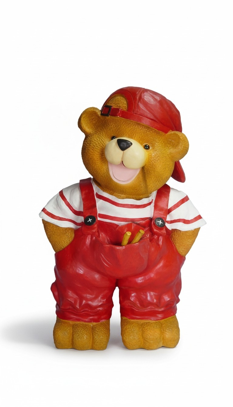 Design Teddy Bär Garten Statue Skulptur Figuren Skulpturen Dekoration