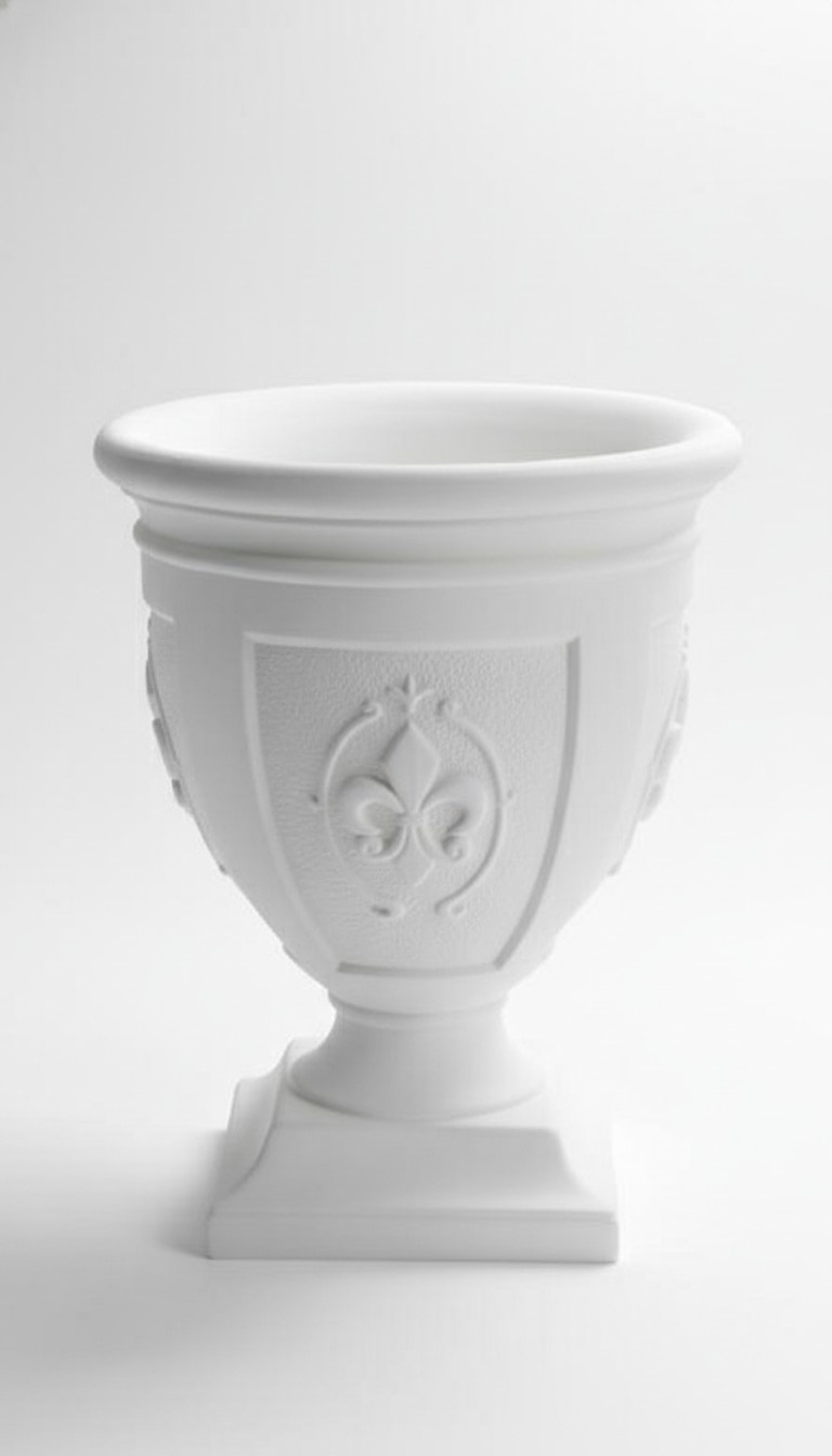 design Vase Kelch XXL Vasen Blumen Dekoration Deko Antik Stil Raum