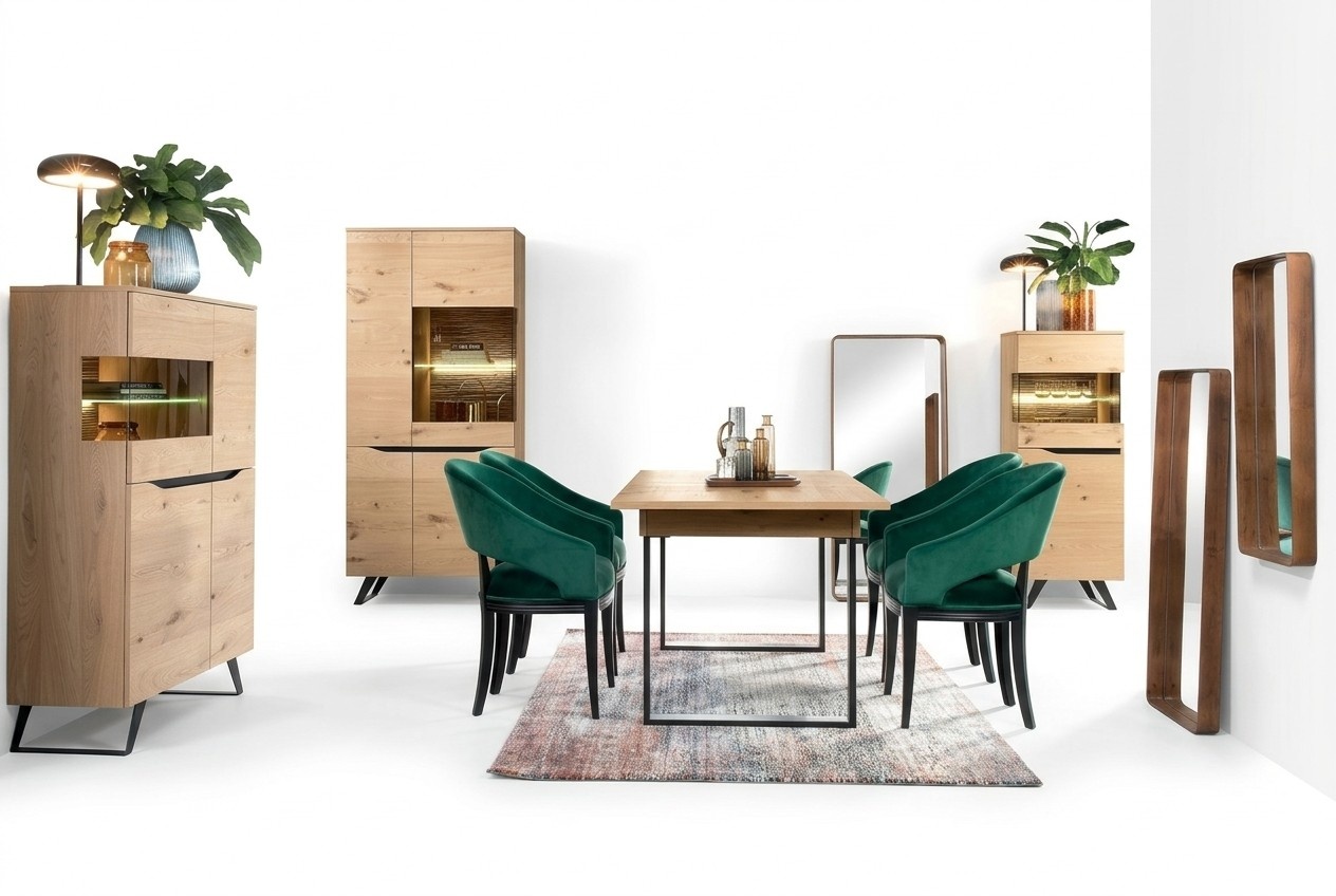 Design Vitrine Kommode Anrichte Side Schrank Regal Luxus Wohnzimmer Schränke Neu