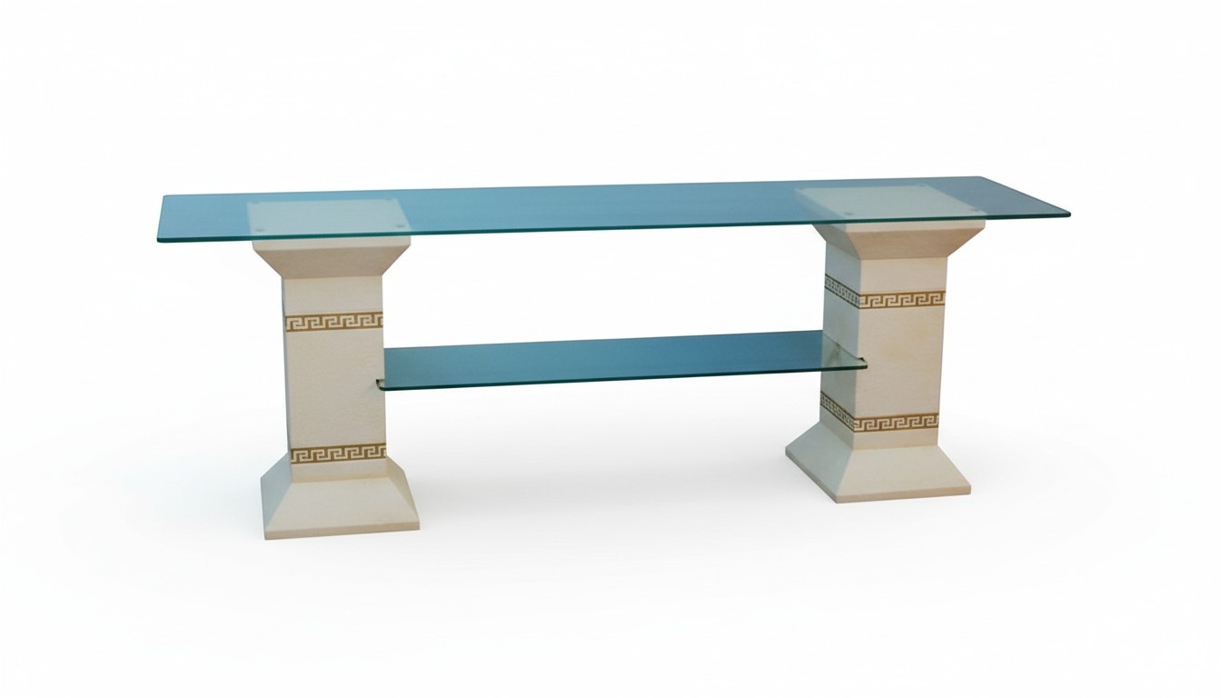 Design Vitrine Regal Glas Säule Schrank Vitrinen Regale Schrank Wohnzimmer