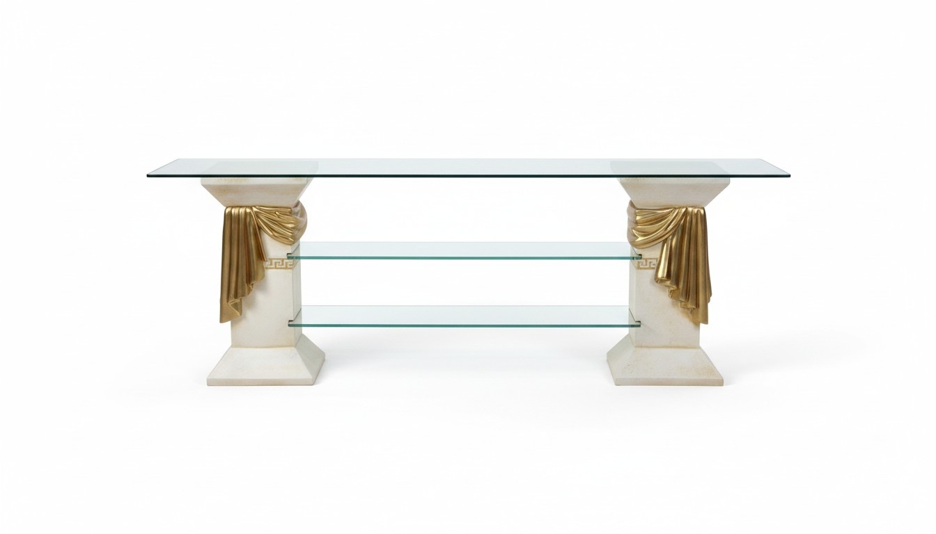Design Vitrine Regal Glas Säule Schrank Vitrinen Regale Schrank Wohnzimmer 1862